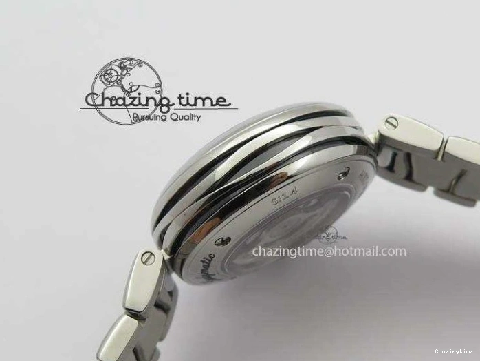 0106 De Ville Lady 34mm SS V6F 1:1 Best Edition Black MOP Dial On SS Bracelet SEIKO NH05A UrbanStyle 8152